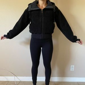 Black lululemon reversible Sherpa jacket size XS